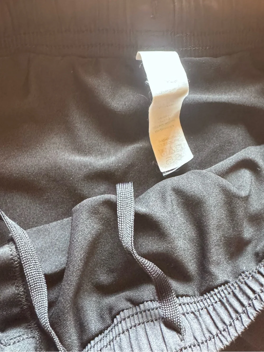Alo Yoga Black Stride Running Shorts